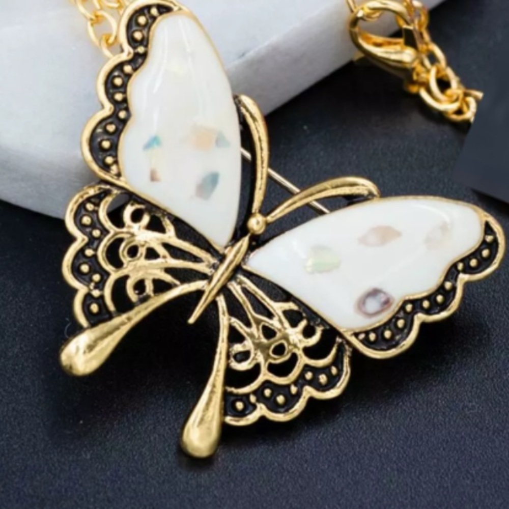Butterfly Necklace/Brooch